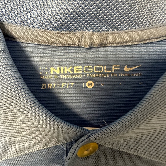 Nike Golf Polo. Blue. Medium. - Picture 3 of 3